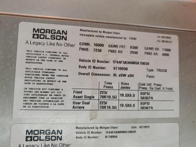 2021 FORD F59 