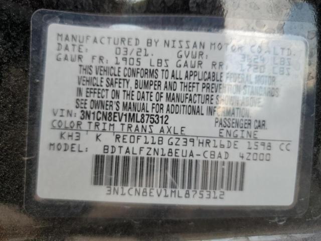 3N1CN8EV1ML875312 Nissan Versa SV 14