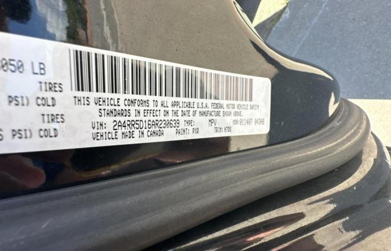 2010 Chrysler Town & Country Touring VIN: 2A4RR5D16AR230639 Lot: 66136614