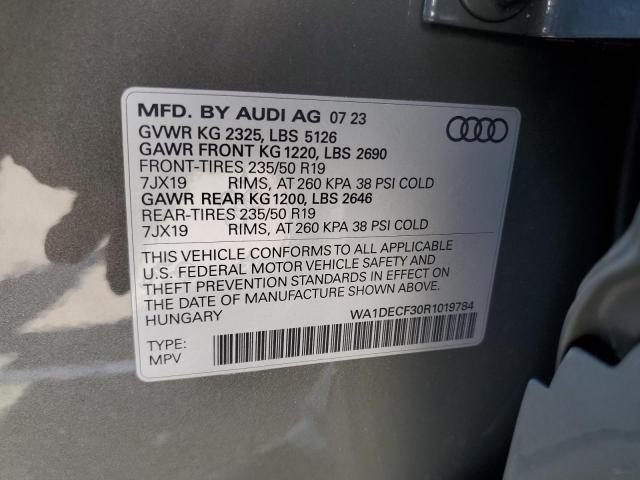 WA1DECF30R1019784 Audi Q3 PREMIUM 13