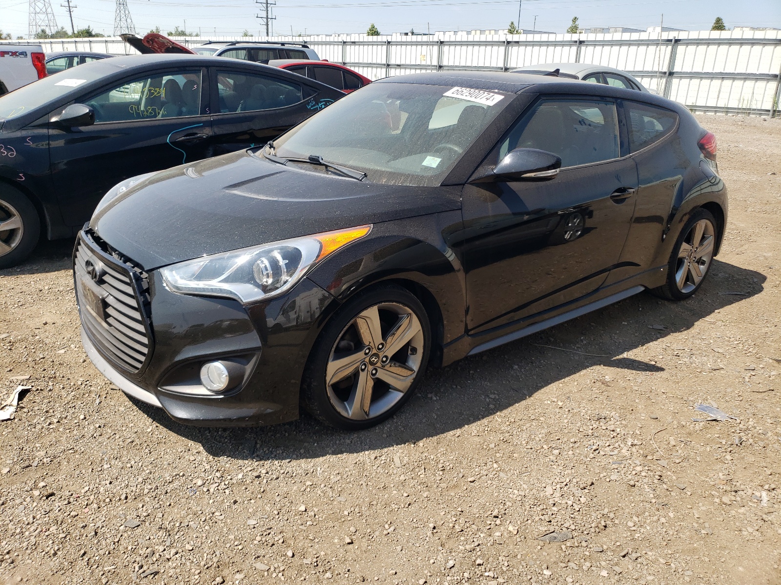 2013 Hyundai Veloster Turbo vin: KMHTC6AE8DU129311