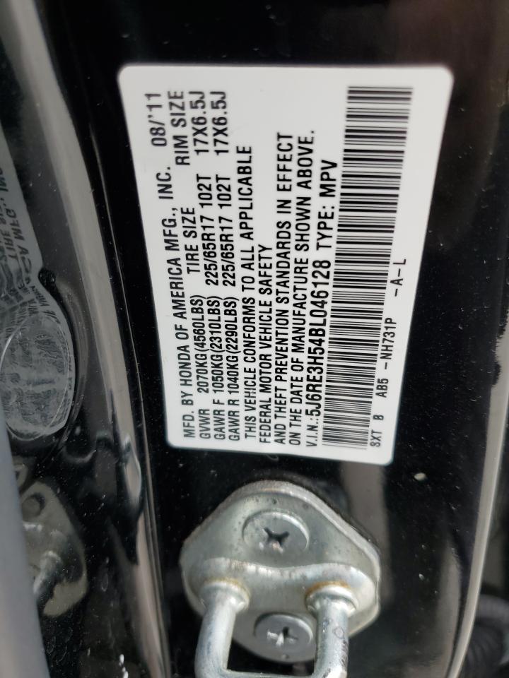 2011 Honda Cr-V Ex VIN: 5J6RE3H54BL046128 Lot: 66131874