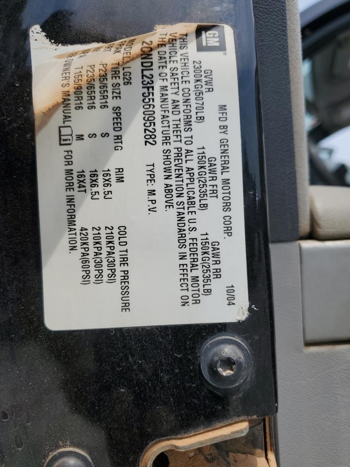 2CNDL23F556095282 2005 Chevrolet Equinox Ls