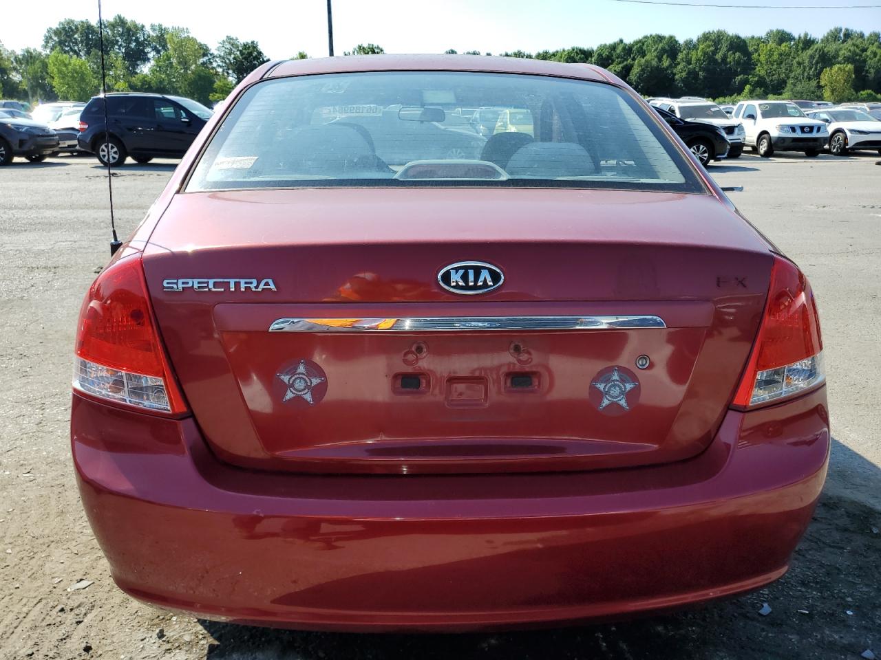 2008 Kia Spectra Ex VIN: KNAFE121385522205 Lot: 66189964