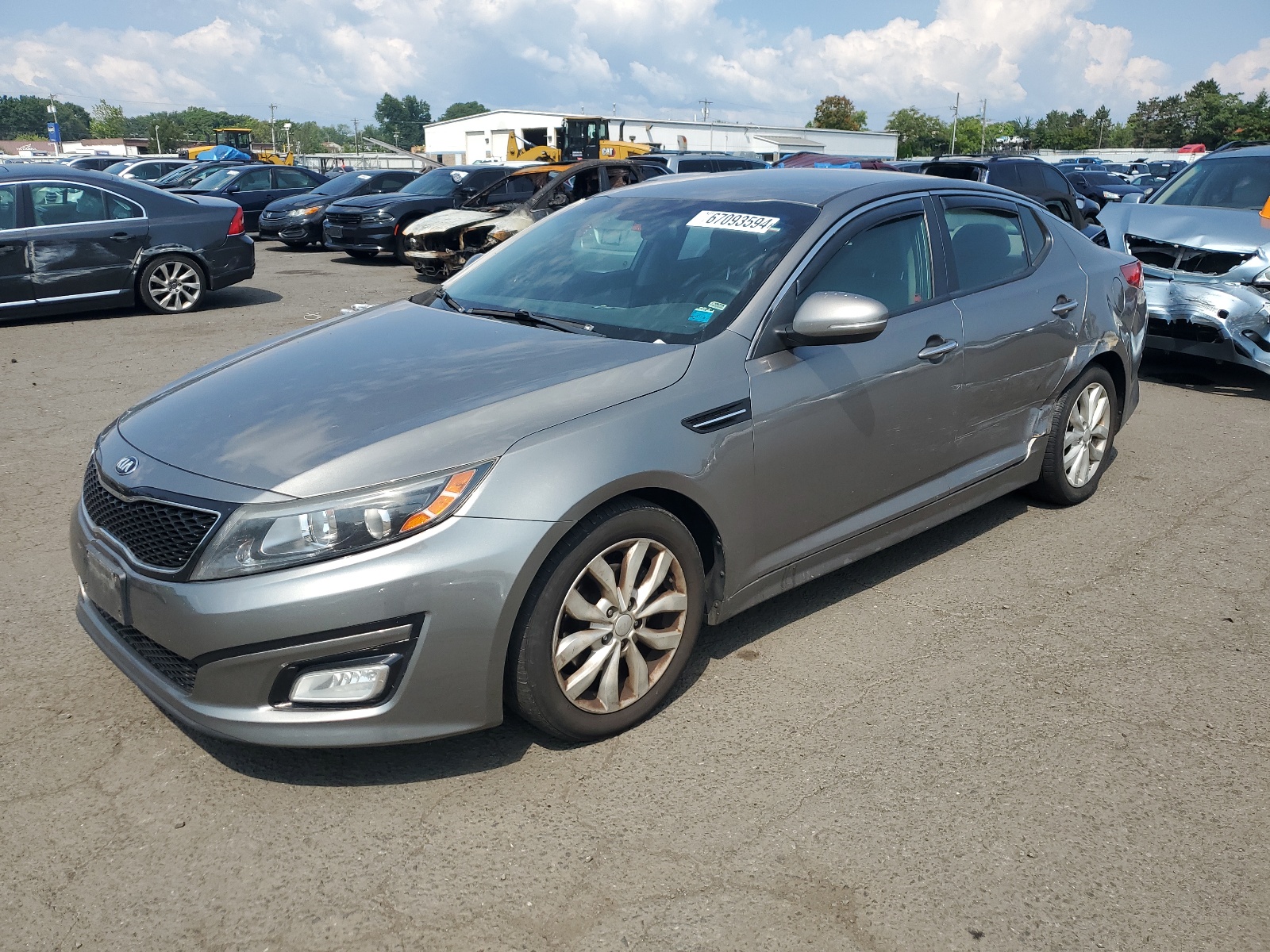 5XXGM4A74EG349299 2014 Kia Optima Lx