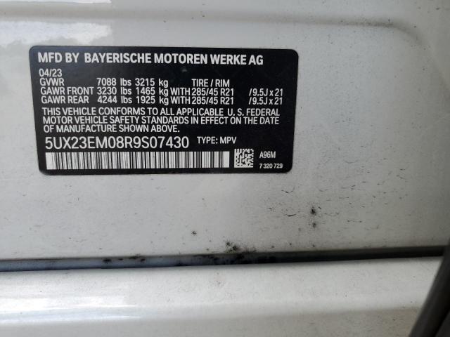 5UX23EM08R9S07430 BMW X7 XDRIVE4 13