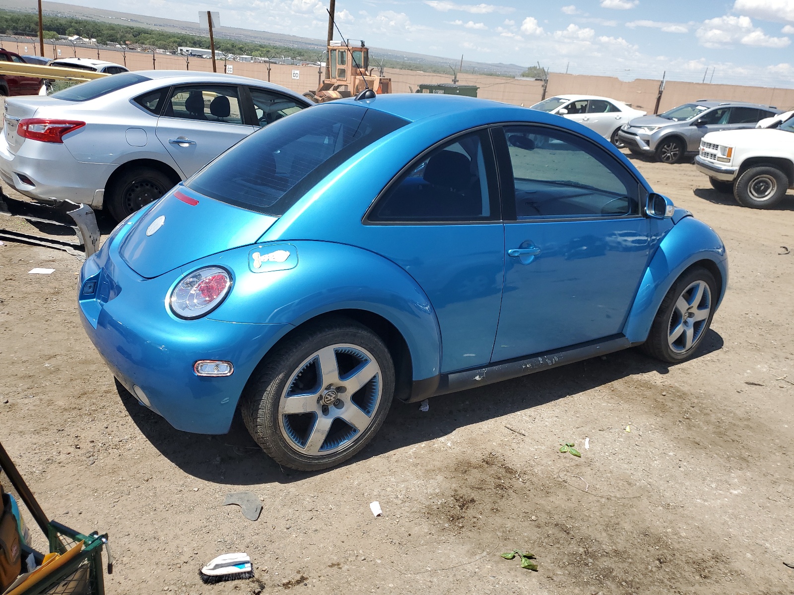 3VWGK31C84M420964 2004 Volkswagen New Beetle Satellite Blue Gls