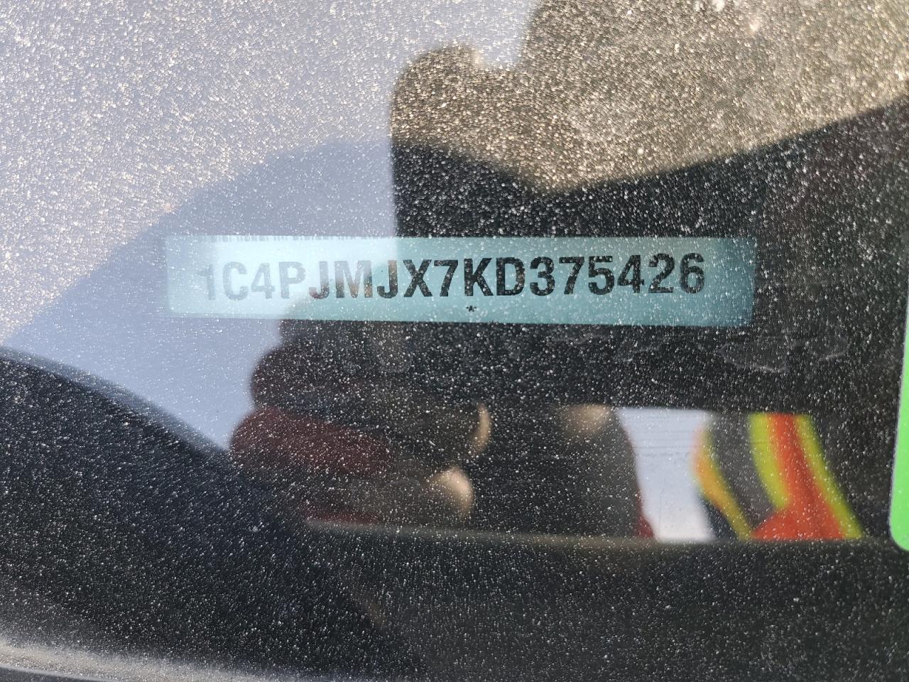 2019 Jeep Cherokee Overland VIN: 1C4PJMJX7KD375426 Lot: 65987004