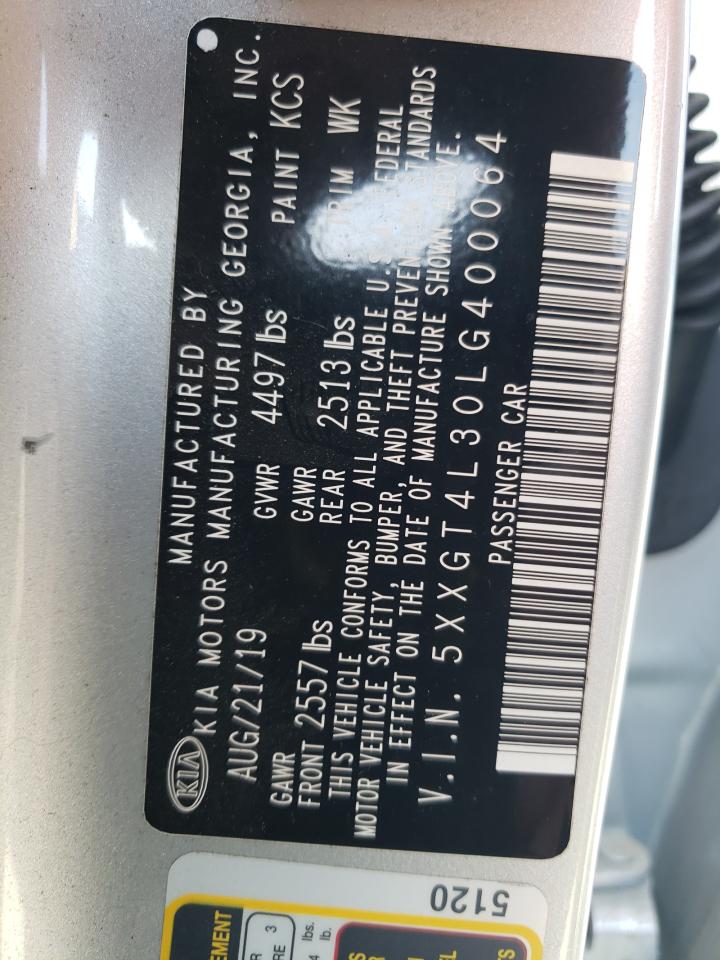 2020 Kia Optima Lx VIN: 5XXGT4L30LG400064 Lot: 65774794