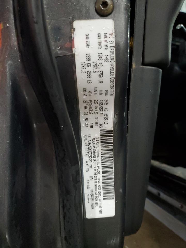 1j8gw58nx2c212621 1J8GW58NX2C212621 2002 Jeep Grand Cherokee Limited