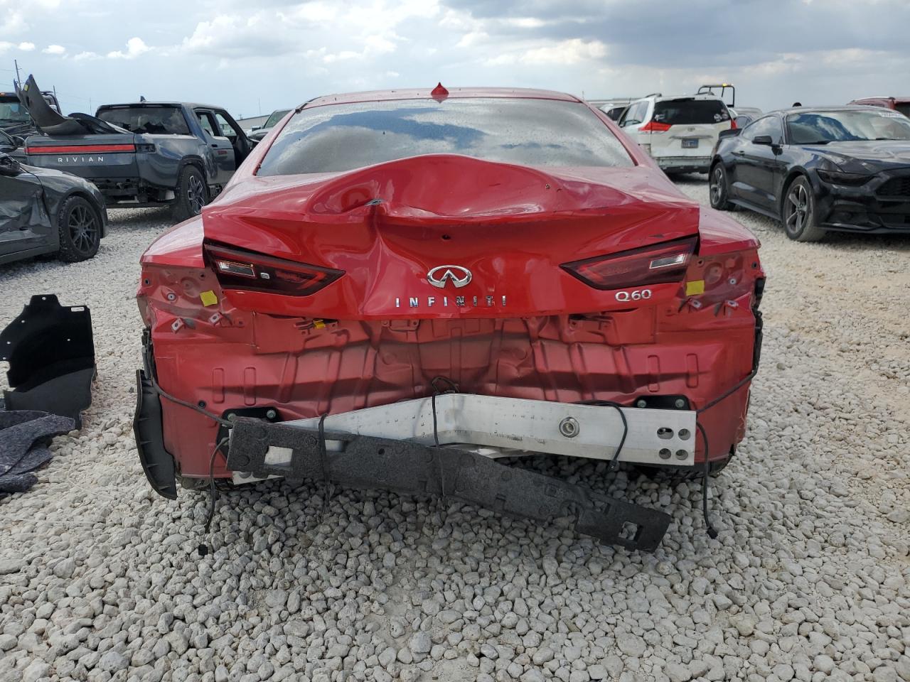 2022 Infiniti Q60 Luxe VIN: JN1EV7KK5NM600143 Lot: 68975554