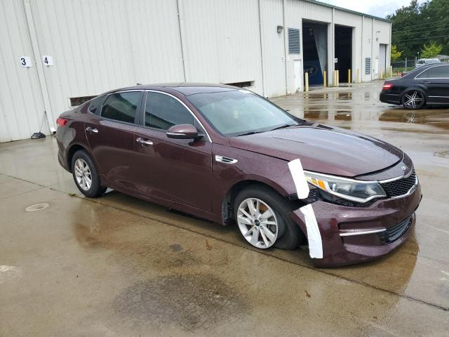 Sedans KIA OPTIMA 2016 Burgundy