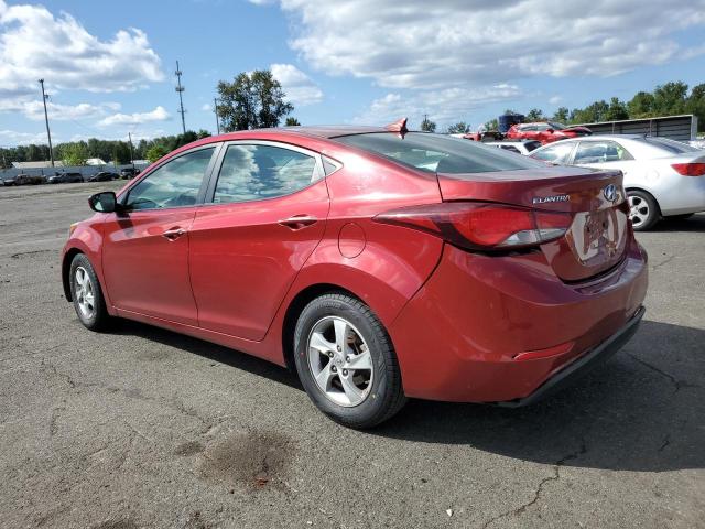  HYUNDAI ELANTRA 2015 Czerwony