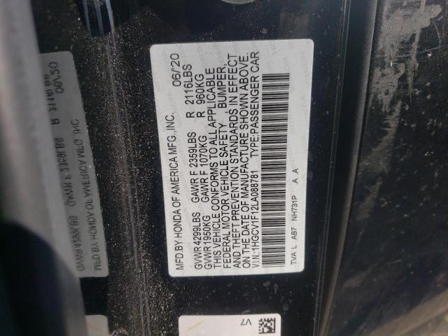 2020 HONDA ACCORD LX 1HGCV1F12LA088781  67061944