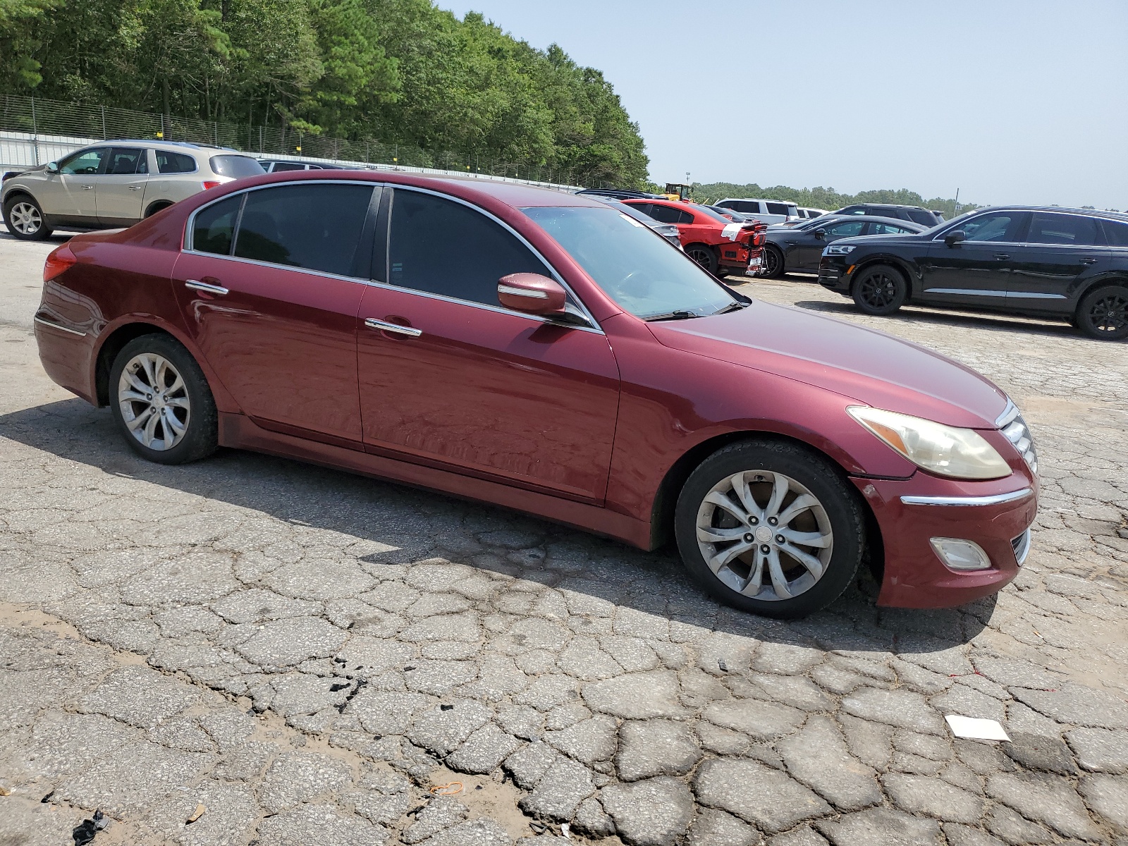 KMHGC4DD0DU240282 2013 Hyundai Genesis 3.8L