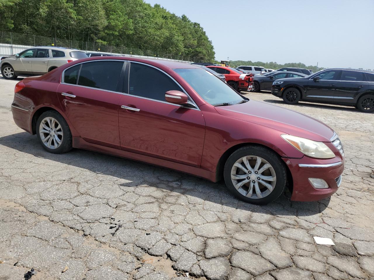 2013 Hyundai Genesis 3.8L VIN: KMHGC4DD0DU240282 Lot: 65892434