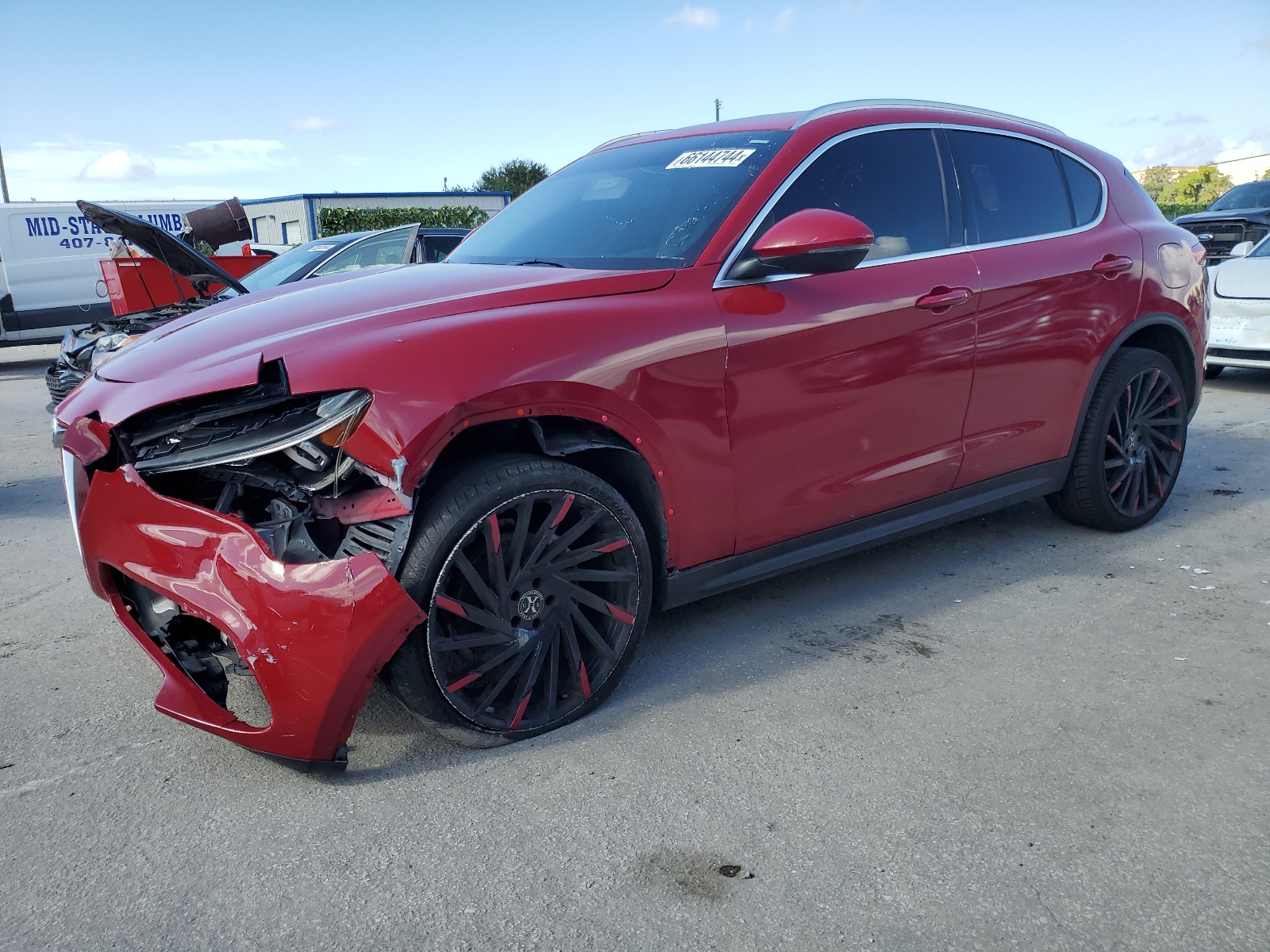 2018 Alfa Romeo Stelvio vin: ZASFAKAN9J7C23425