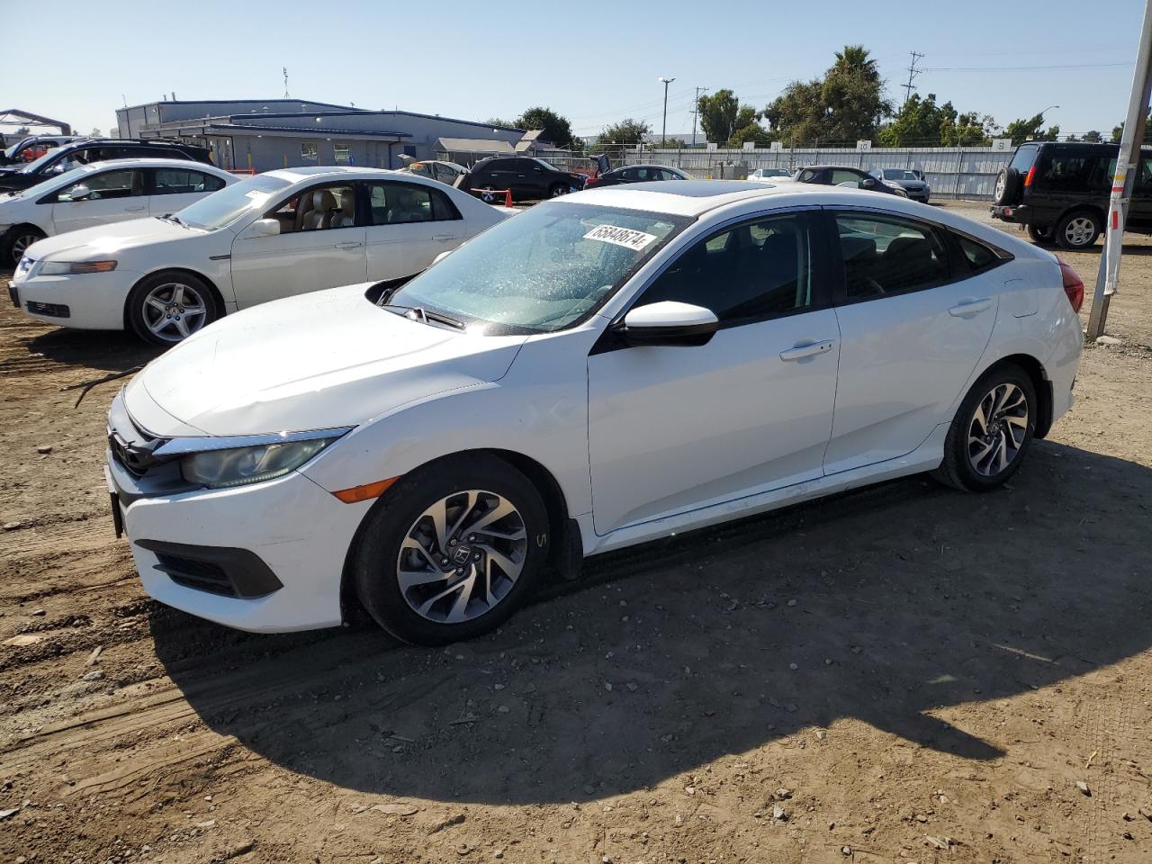 2017 Honda Civic Ex VIN: 2HGFC2F7XHH573353 Lot: 65848674