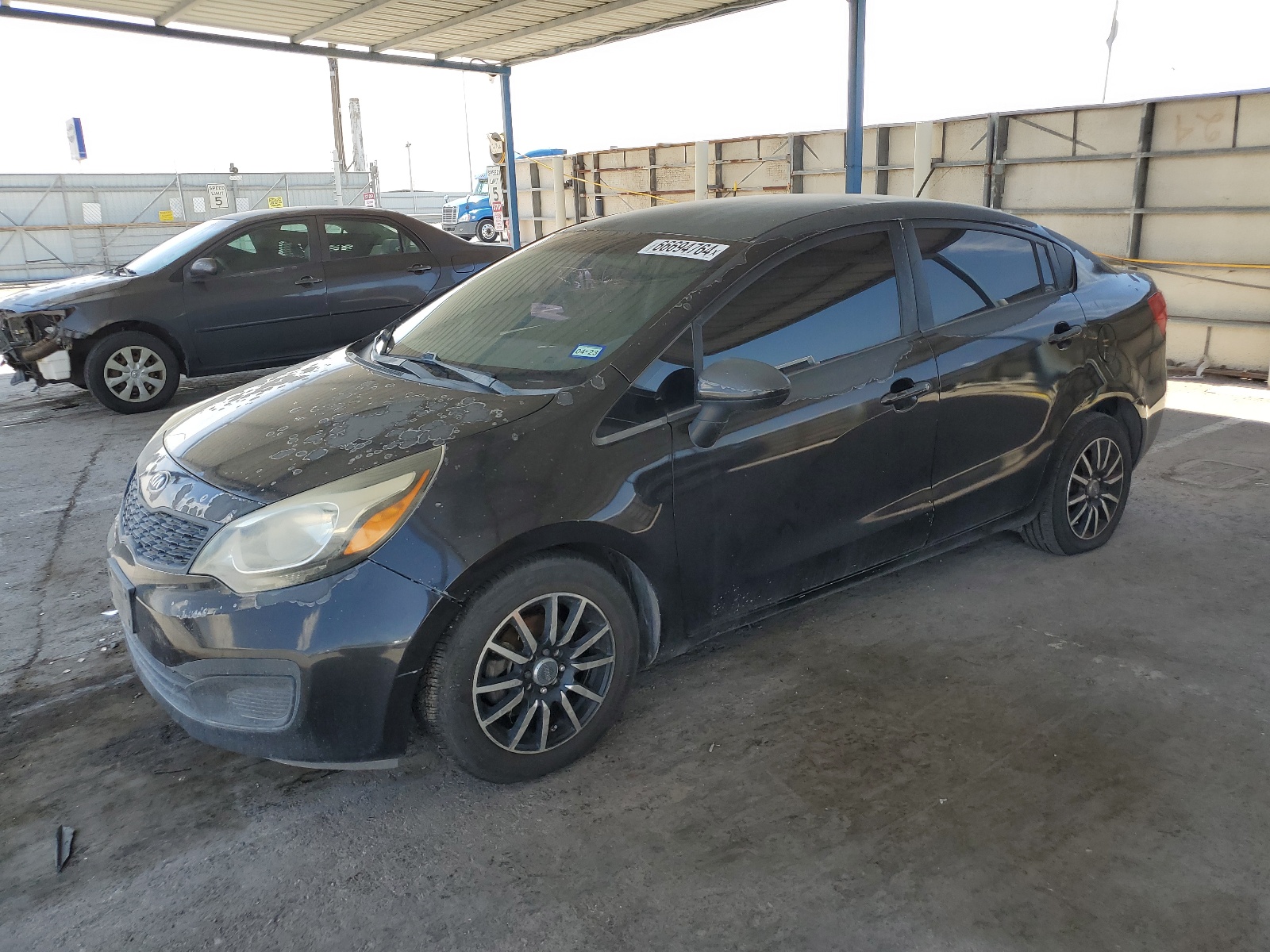 2013 Kia Rio Lx vin: KNADM4A32D6172911
