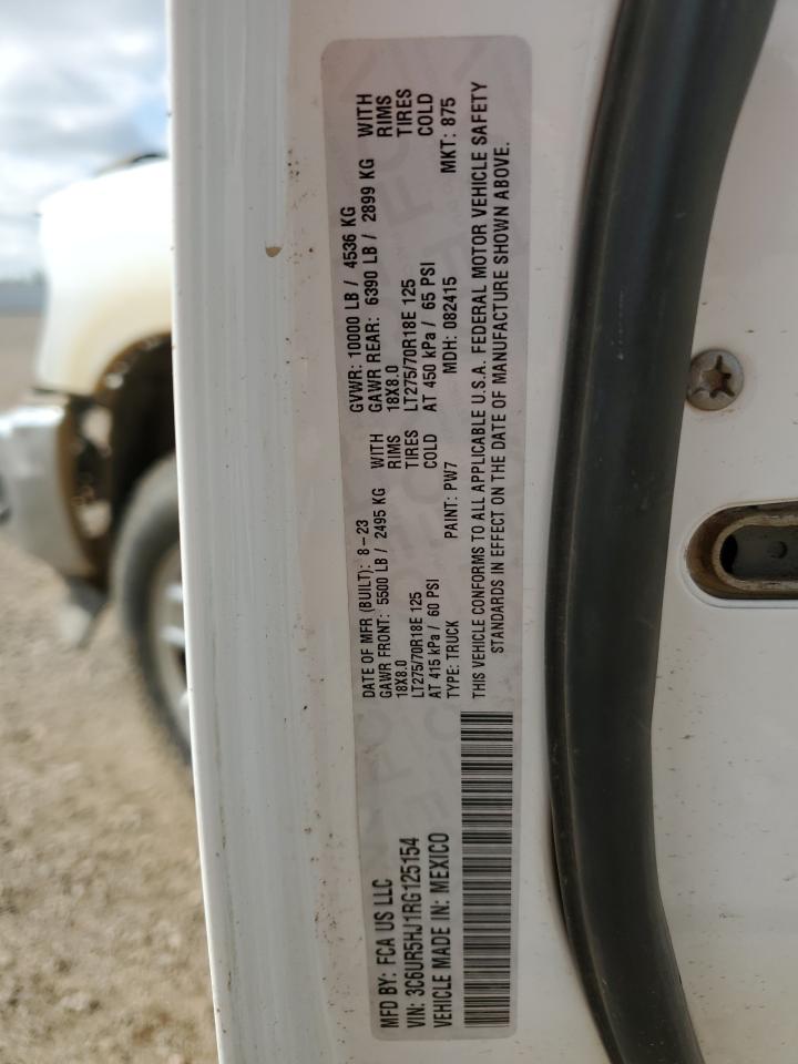 2024 Ram 2500 Tradesman VIN: 3C6UR5HJ1RG125154 Lot: 65582294