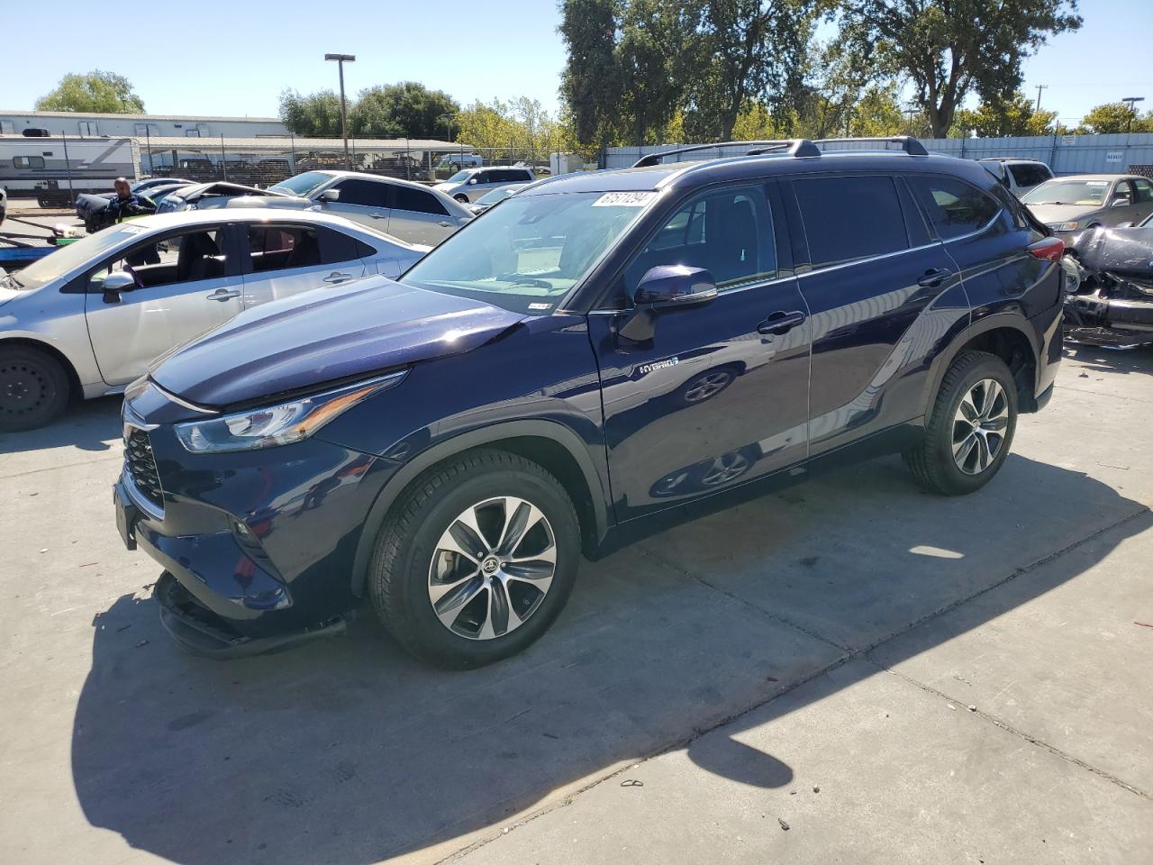 2020 Toyota Highlander Hybrid Xle VIN: 5TDHARAH7LS501042 Lot: 67571294