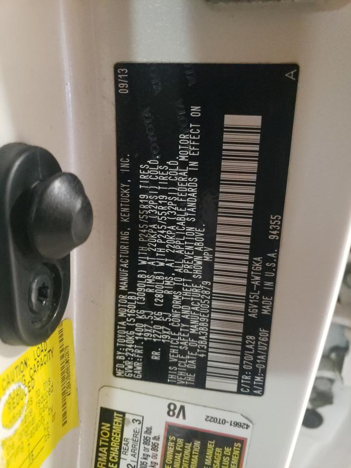 2014 Toyota Venza Le VIN: 4T3BA3BB9EU052879 Lot: 68058334