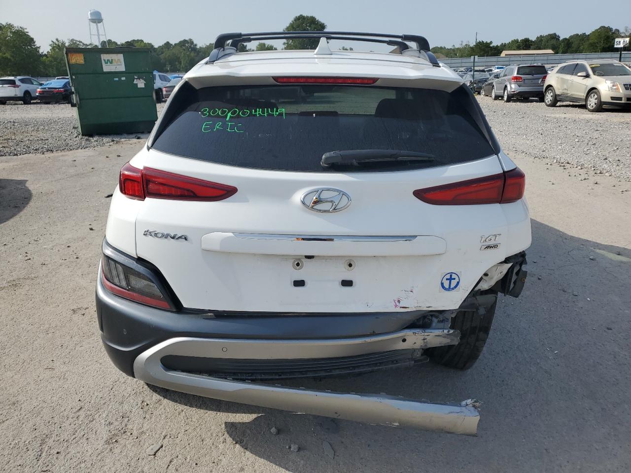 2022 Hyundai Kona Limited VIN: KM8K5CA39NU823008 Lot: 65585824