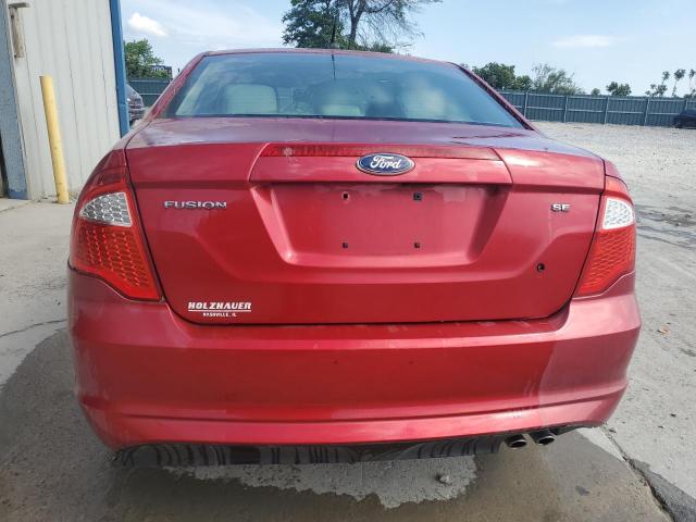 Sedans FORD FUSION 2012 Czerwony