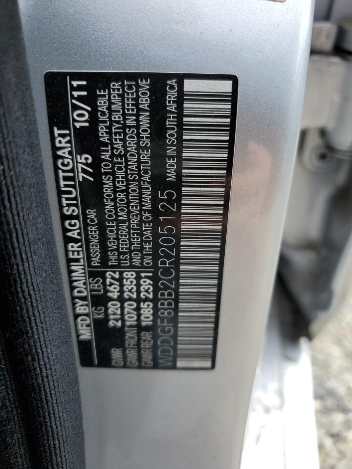 2012 Mercedes-Benz C 300 4Matic VIN: WDDGF8BB2CR205125 Lot: 67960434