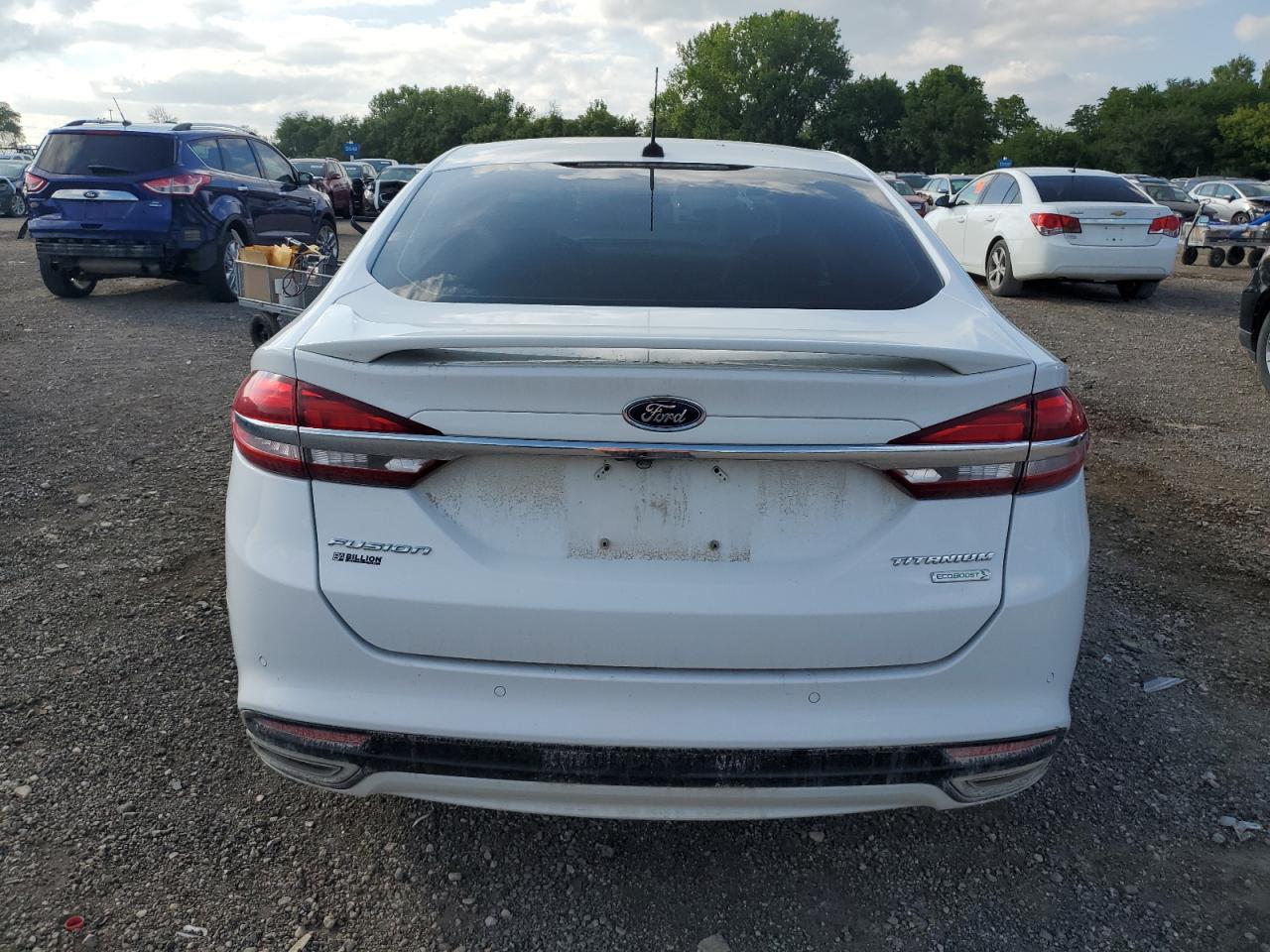 2017 Ford Fusion Titanium VIN: 3FA6P0K90HR187243 Lot: 68136124