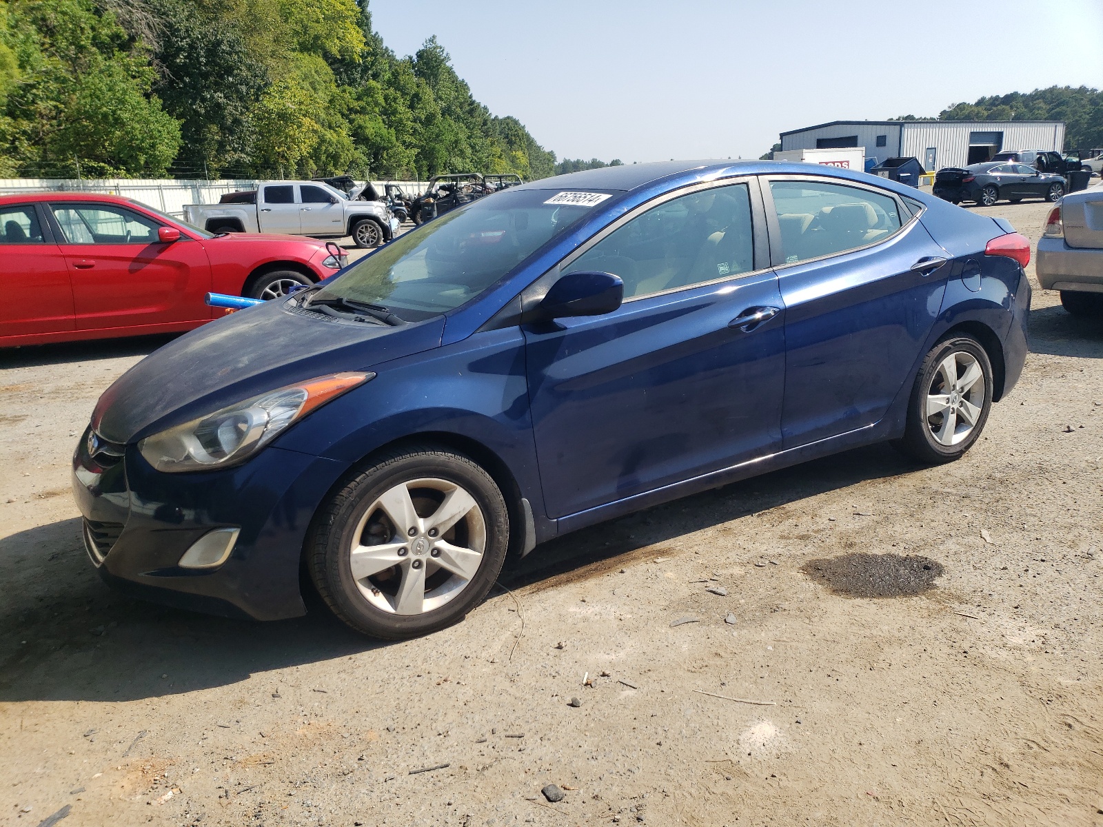 2013 Hyundai Elantra Gls vin: KMHDH4AE4DU530509