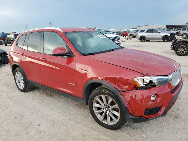  BMW X3 2017 Красный