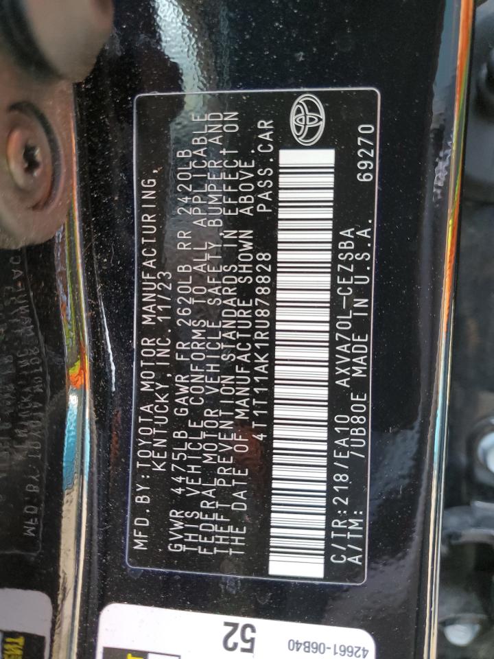 4T1T11AK1RU878828 2024 TOYOTA CAMRY - Image 15