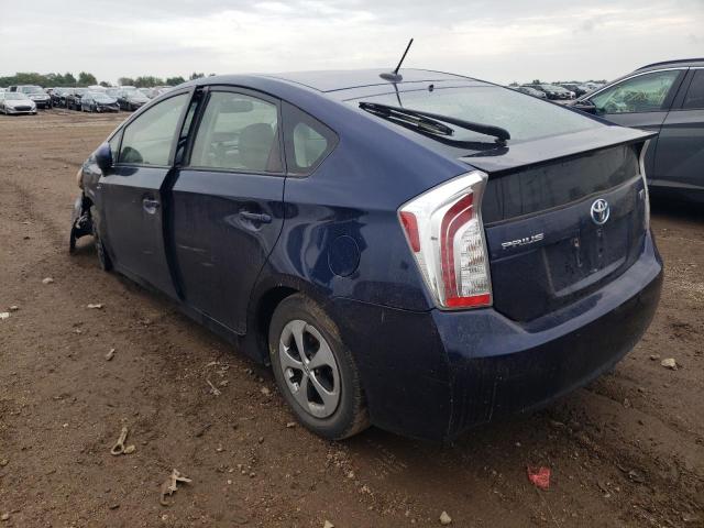  TOYOTA PRIUS 2012 Синій