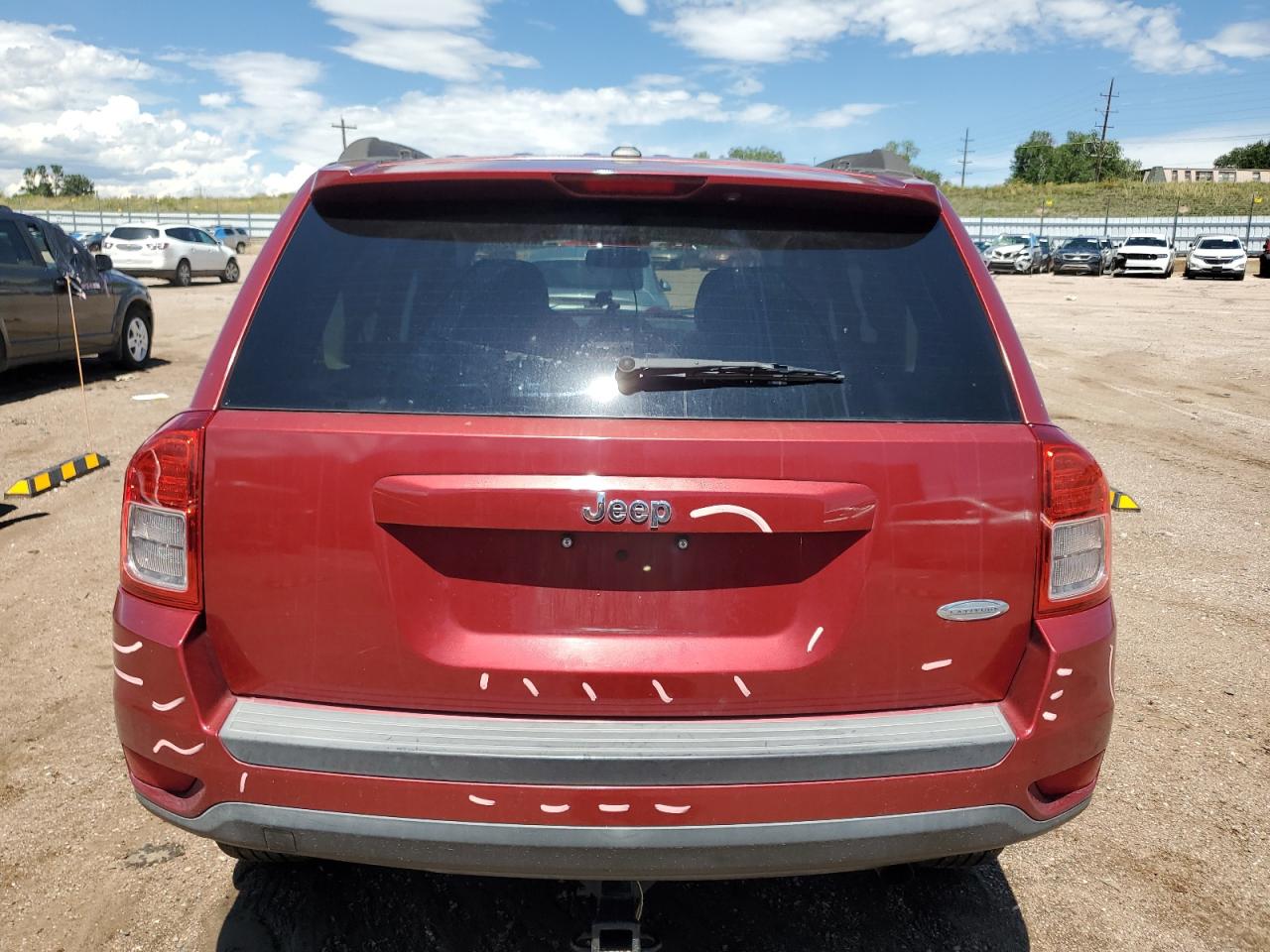 2013 Jeep Compass Latitude VIN: 1C4NJCEBXDD109076 Lot: 66572694