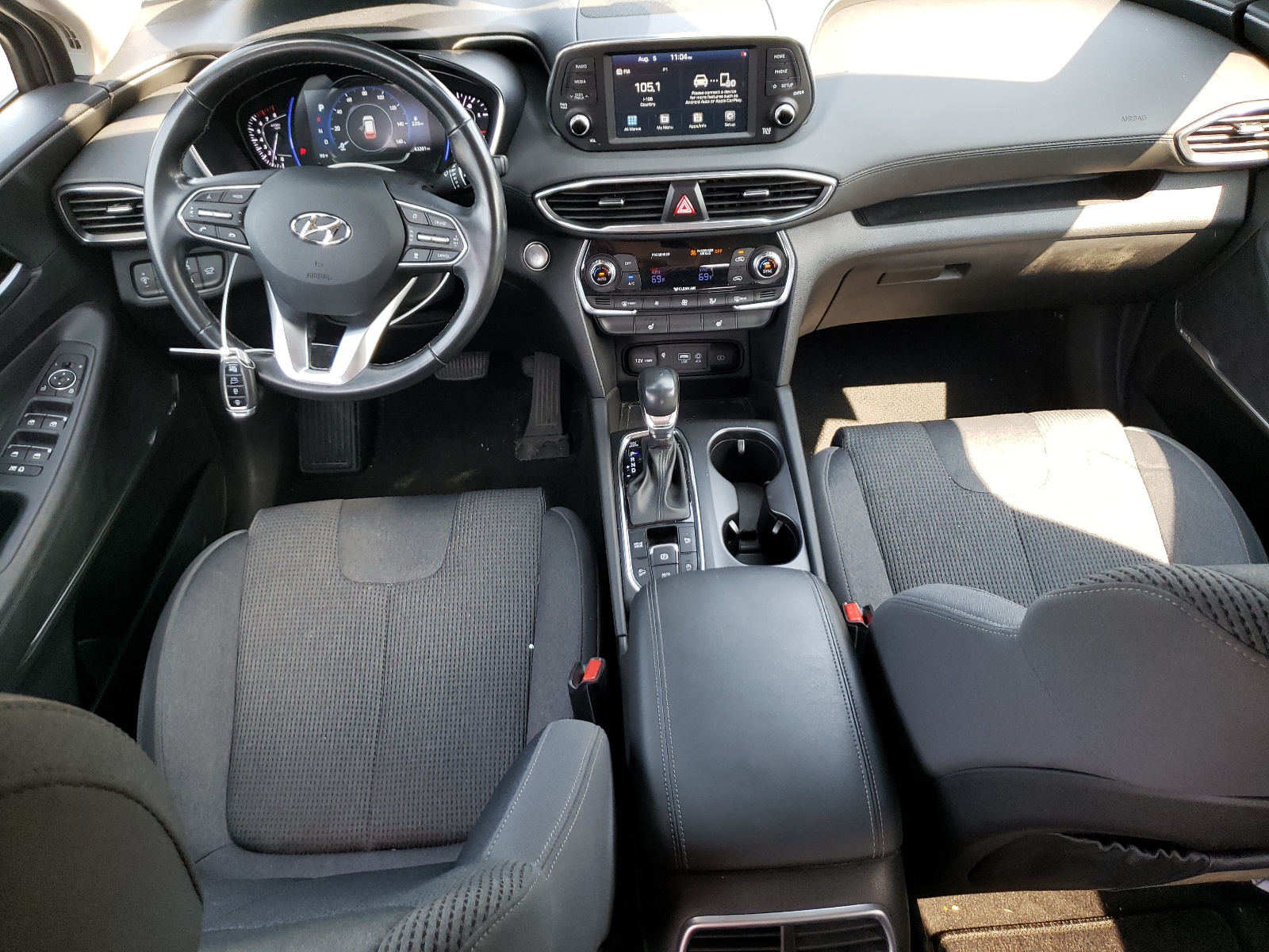 5NMS3CAD1LH265694 2020 Hyundai Santa Fe Sel