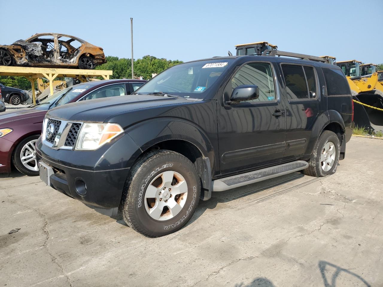 2007 Nissan Pathfinder Le en Venta en Windsor, NJ - Normal Wear