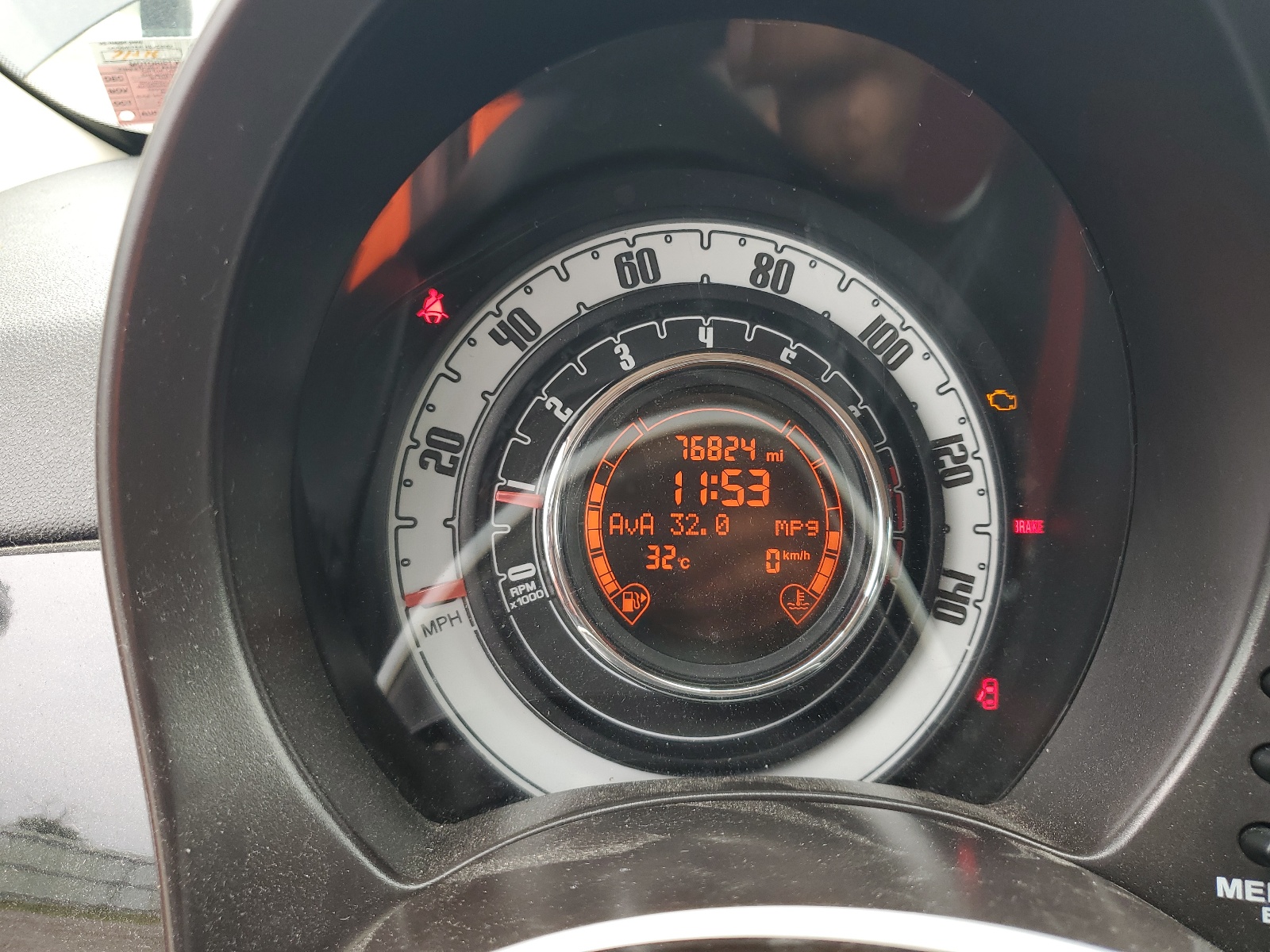 3C3CFFAR5CT330224 2012 Fiat 500 Pop