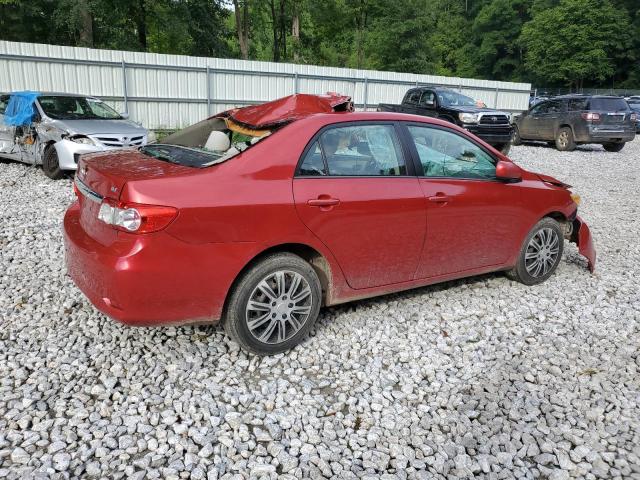 Sedans TOYOTA COROLLA 2012 Red