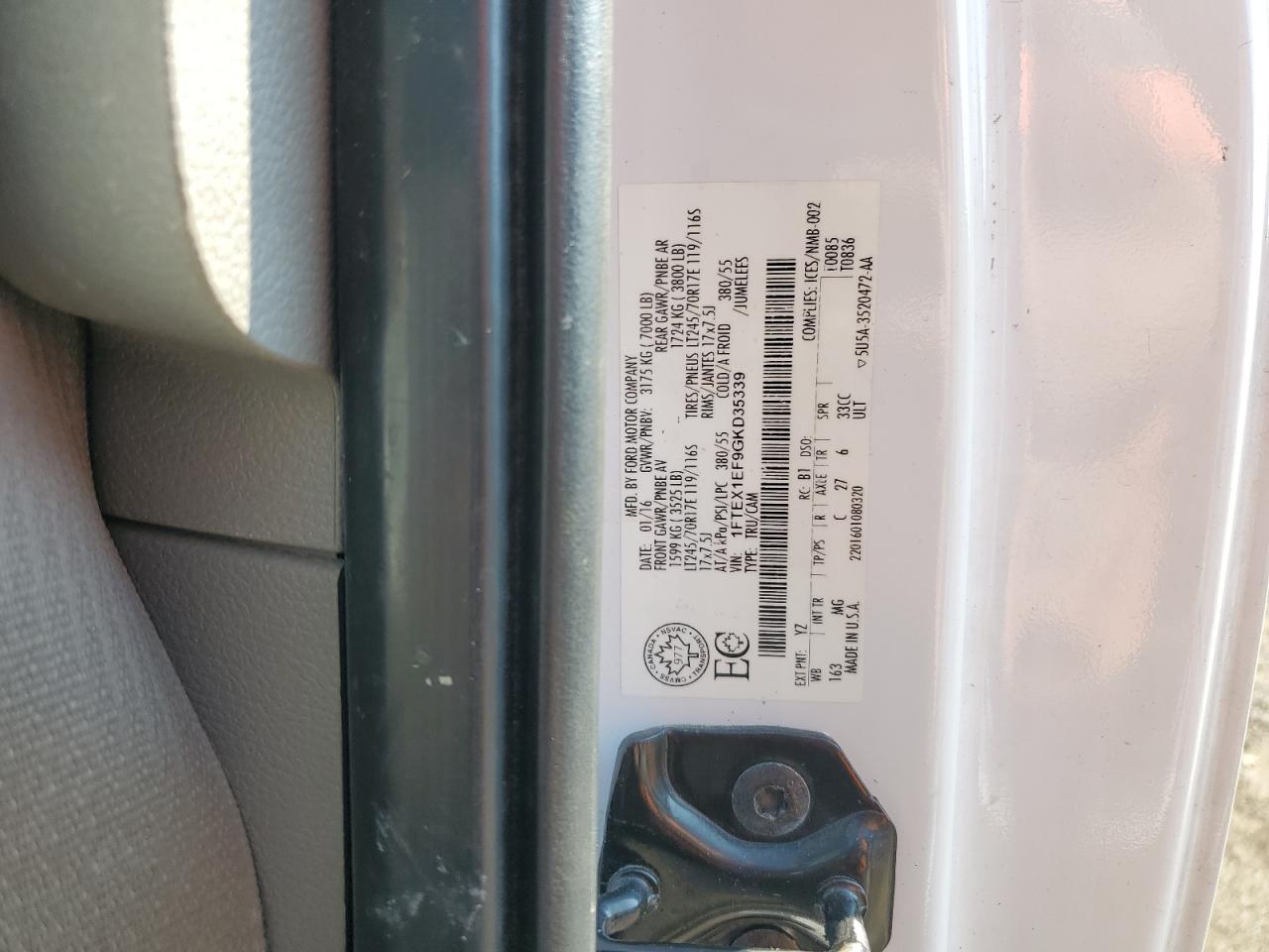 1FTEX1EF9GKD35339 2016 FORD F-150 - Image 14