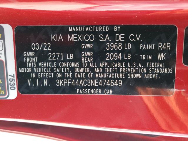 3KPF44AC3NE474649 Kia Forte GT 13