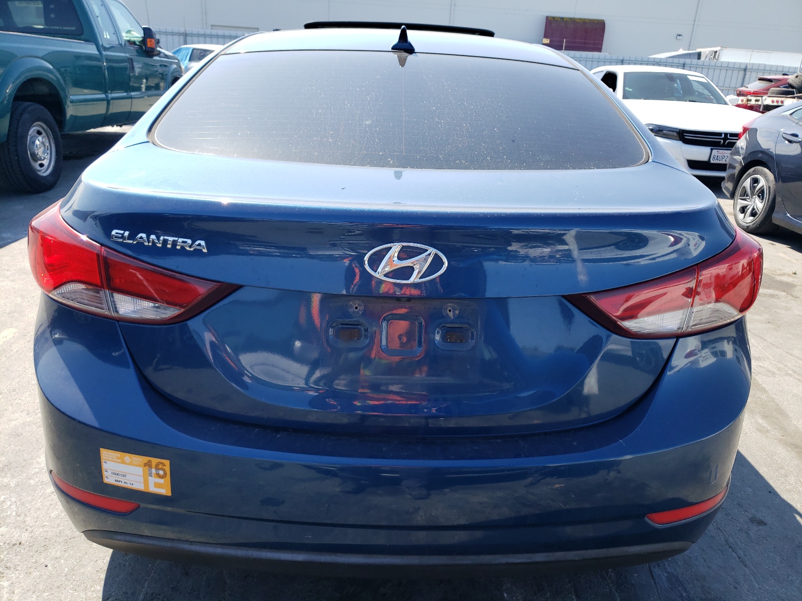 2015 Hyundai Elantra Se vin: KMHDH4AE8FU297883