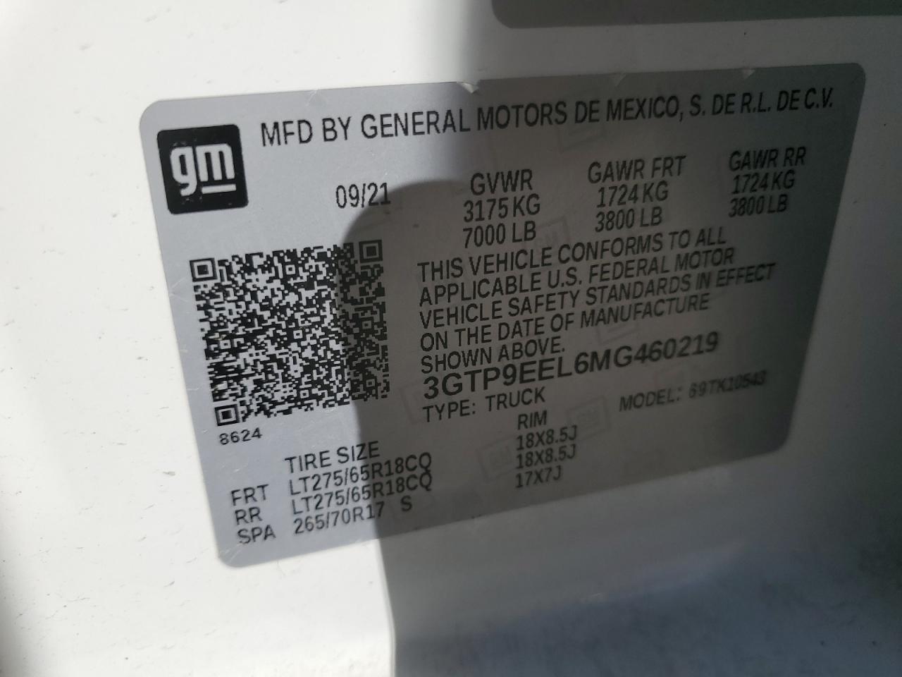 3GTP9EEL6MG460219 GMC Sierra K15 13