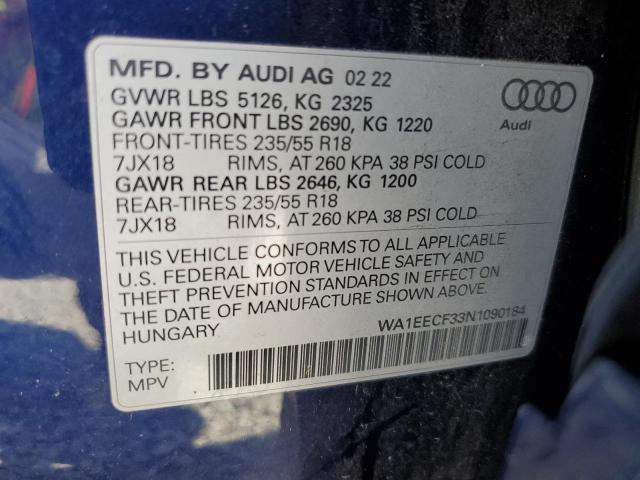 WA1EECF33N1090184 Audi Q3 PREMIUM 16