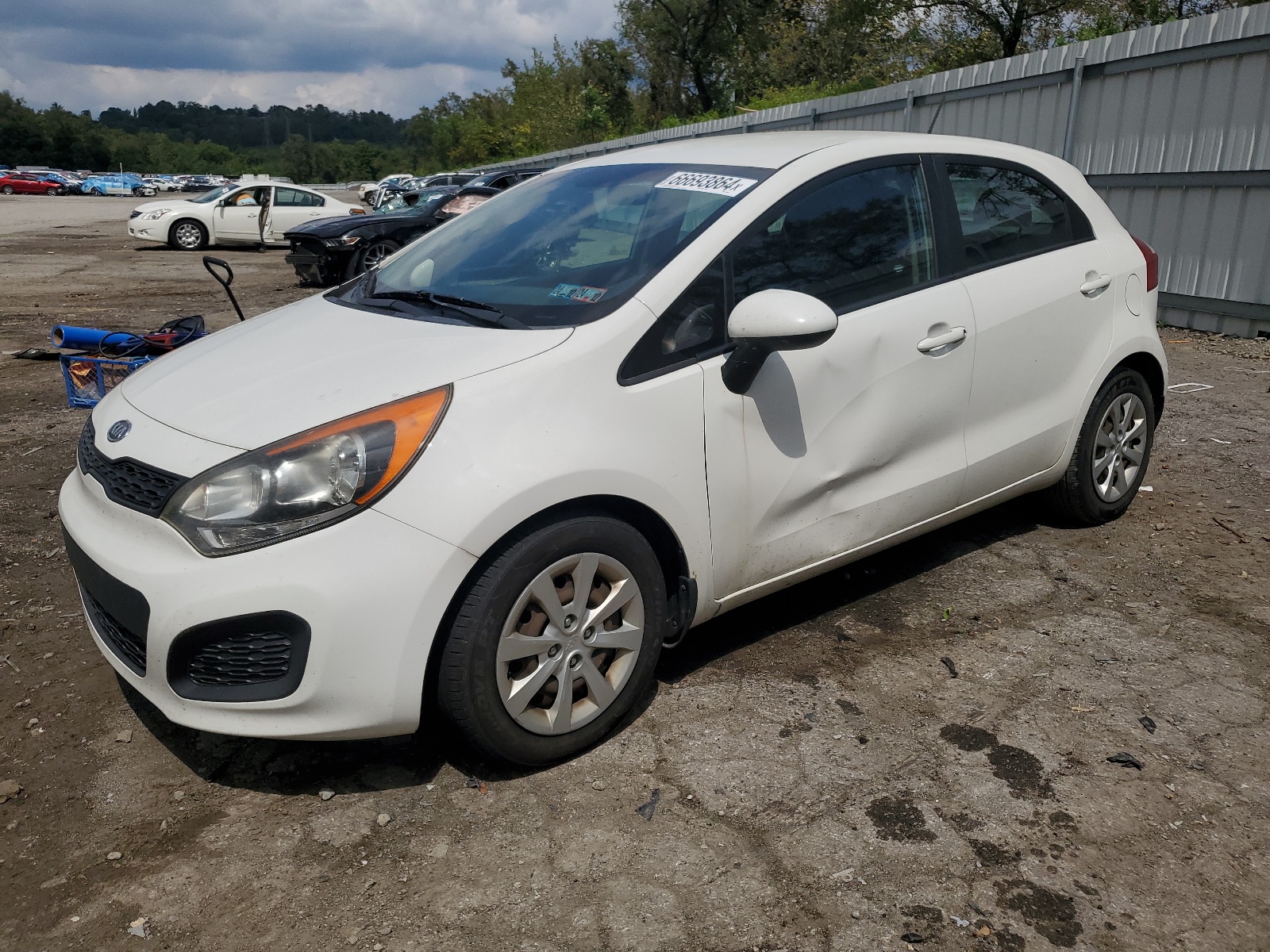 2013 Kia Rio Lx vin: KNADM5A38D6128448