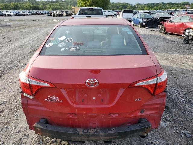  TOYOTA COROLLA 2015 Red