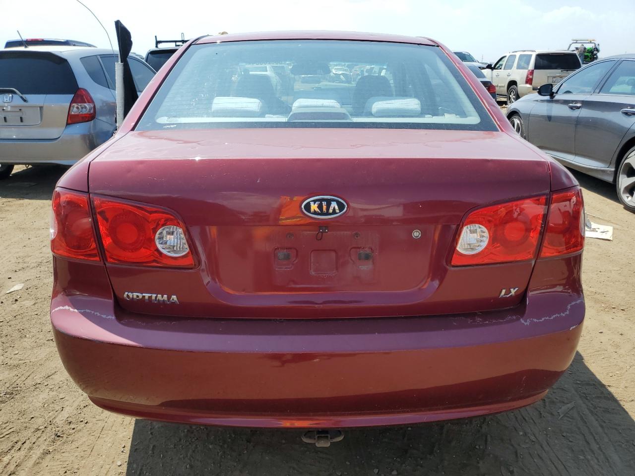 2008 Kia Optima Lx VIN: KNAGE123285235816 Lot: 66028384