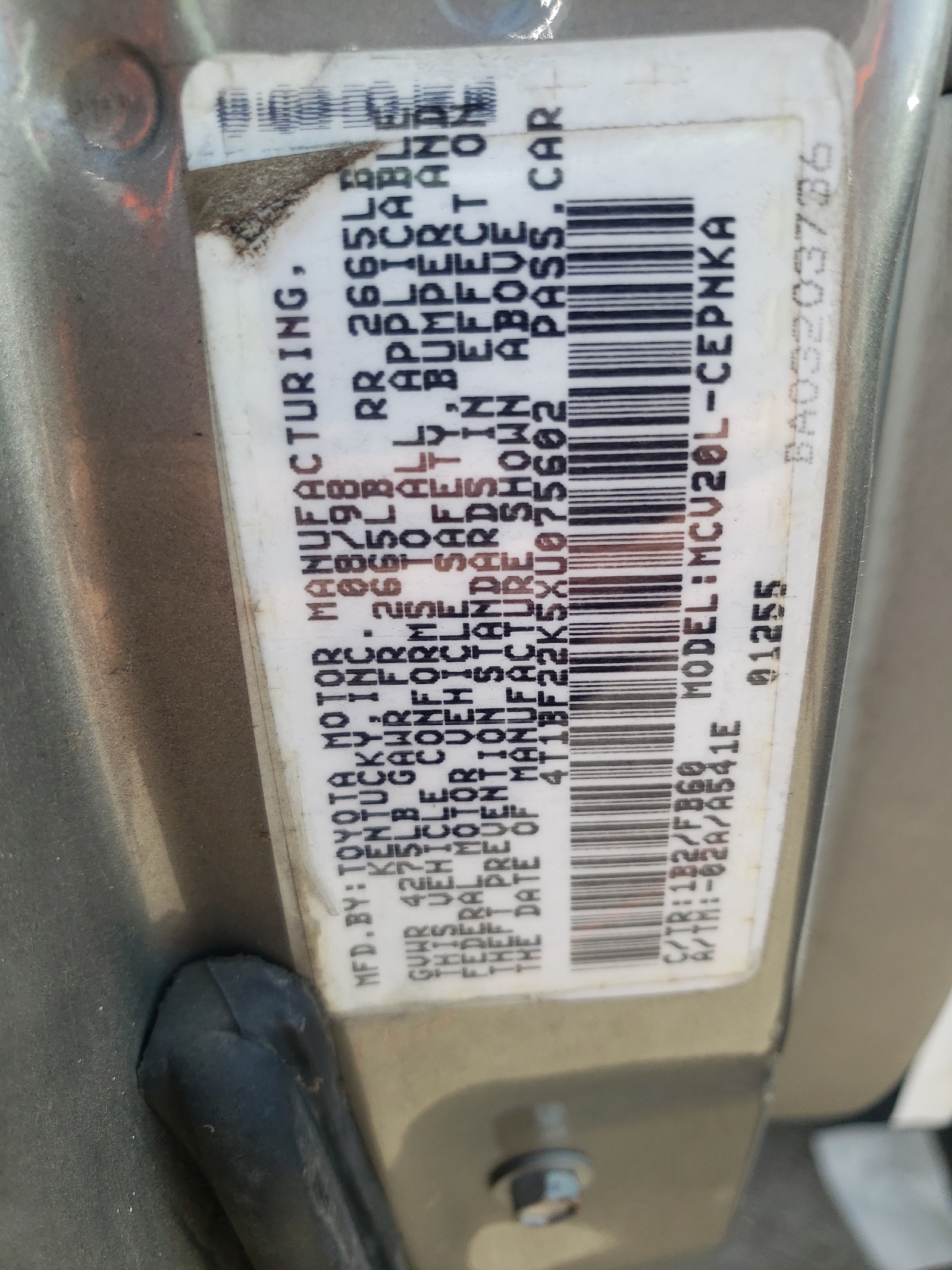 4T1BF22K5XU075602 1999 Toyota Camry Le