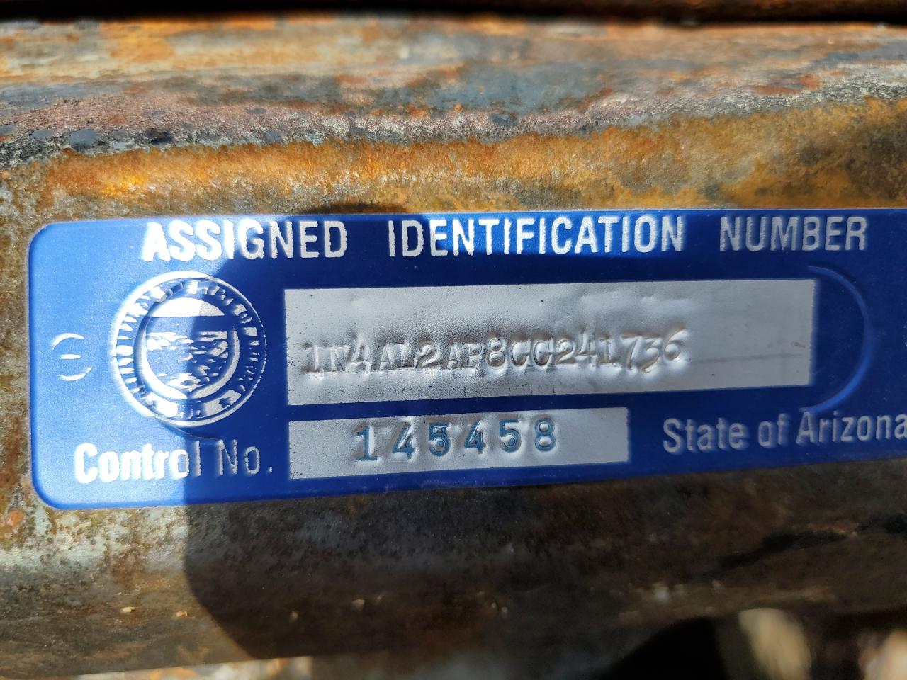 1N4AL2AP8CC241736 2012 Nissan Altima Base