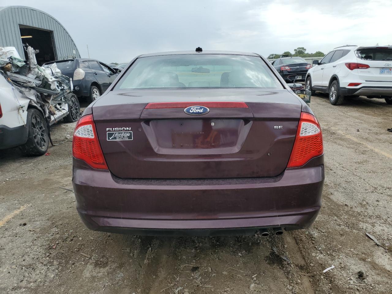 2012 Ford Fusion Se VIN: 3FAHP0HA9CR437565 Lot: 66972894